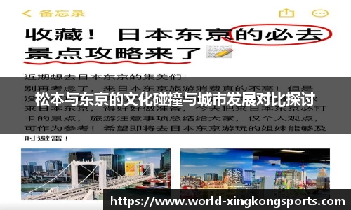 松本与东京的文化碰撞与城市发展对比探讨